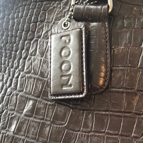 Poon Italian bag color brown leather - Picture 2 of 9